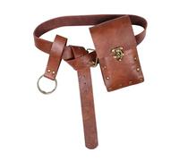Ipetboom Medieval Captain Accessories Belt Renaissance Costume Pu Material Belt Sword and
