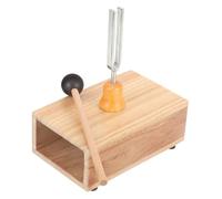 Ipetboom Meditation Tuning Fork Set with Mallet and Sound Box for Relaxation Yoga Therapy and Acoustic Experiments Multi Functional Healing Instrument for Stress Relief and Teaching