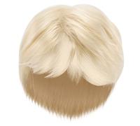Ipetboom Men Wig Human Hair Extension Accessory for Cosplay Parties and No Odor Fits Various Face Shapes Stylish Straight Hairstyle