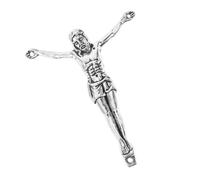 Ipetboom Men's Alloy Crucifix Pendant Vintage Religious Jewelry Charm for Necklaces Bracelets Sturdy Material Intricate Patterns and Elegant Finish for Faith and Style