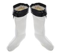 Ipetboom Men's Insulated Boot Liner with Plush Cotton Padding Warm Replacement for Hiking Fishing Rainy Weather Height Black