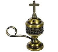 Ipetboom Metal Incense Burner for Indoor Use with Stable Placement and Safe Use Features, Iron Material Aromatherapy Holder Suitable for Reading at Home and Living Decor