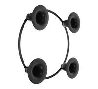 Ipetboom Metal Iron Advent Candle Ring Holder for Pillar Candles Stable Black Candelabra Stand Elegant Dining Table Decoration for Christmas Holiday Celebrations