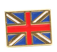 Ipetboom Metal National Flag Brooch Pin Sturdy Clothes Badge for Casual and Special Events Creative Red White Blue England Design Suitable for Boys Gift and Party Decoration