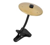 Ipetboom Mini Desk Cymbal Gold Mini Drum Crash Cymbals Set for Quiet Practice Hand Percussion Instrument Music Education Gift for and Drummers