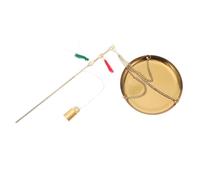 Ipetboom Mini Handheld Copper Scale Vintage Traditional Chinese Medicine Gram Scale for Kitchen Herbal Jewelry Use with Copper Construction and Accurate Weighing Pan