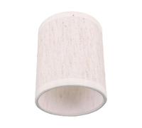 Ipetboom Mini Linen Lampshade for Desk and Bedside Lamps, E14 Fabric Light Cover with Anti-Glare Function, Beige 10x8cm Round Shade for Home Decor and Hotel Use