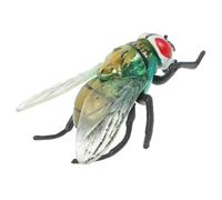 Ipetboom Mini Realistic Plastic Flies - Fake Insect Toys, Halloween Party Favors, Bug Theme Decoration, 6 x 5 x 2.4 cm
