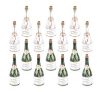 Ipetboom Mini Sparkling Wine Bubble Bottles 24Pcs Small Bubble for Wedding Table Centerpieces and Celebration Party Favors