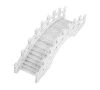Ipetboom Miniature Chinese Arch Bridge Decoration Traditional Style Plastic Garden Ornament for Fairy Gardens Dollhouse DIY Craft Desk Cabinet Display
