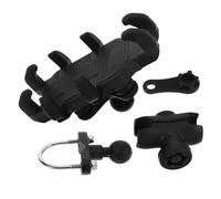 Ipetboom Motorcycle Phone Holder for Handlebar, Anti-Vibration Shock-Absorbing Mobile Phone Mount for Motorbike and Electric Scooter, Secure Anti-Theft Bike Cellphone Stand for Navigation