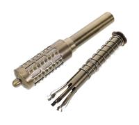Ipetboom Moxibustion Roller: Copper Moxibustion Stick Holder Handheld Massaging Moxa Roller Burner Box for Salon Beauty Medicine Massage Tool