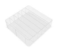 Ipetboom Multi-compartment Cash Storage Box with Removable Dividers Large Organizer for Bills Coins Envelopes Suitable for Business Cash Management