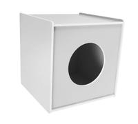 Ipetboom Multi-function Raffle Ticket Box with Slot for Parties Meetings Charity Events White Prize Container Donation Suggestion Storage Holder