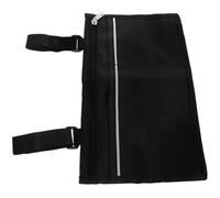 Ipetboom Multi-Function Wheelchair Bag Armrest Storage Pouch, Hanging Rollator Organizer for Mobility Aids, Black Side Pocket Suitable for Walker and Wheelchair Accessories