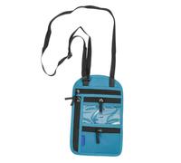 Ipetboom Multi Functional Neck Hanging Passport Holder Pouch with RFID Blocking Travel Wallet for Men Women Business Travelers and Parents Secure Document Organizer for Cards Cash and