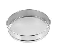 Ipetboom Multi Functional Stainless Steel Laboratory Sieve Double Mesh Soil Test Sifter for Sample Analysis and Fine Particle Screening