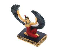 Ipetboom Mythological Figure Resin Candle Holder Tabletop Decor Egyptian Goddess Statue Sculpture Bronze Finish Decorative Centerpiece for Home and Office