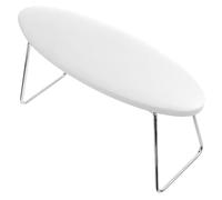 Ipetboom Nail Art Hand Pillow Cushion Ivory Waterproof Detachable Microfiber Leather Manicure Hand Rest Pad Armrest for Salon and Professional Nail Tech Use