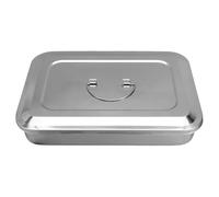 Ipetboom Nail Art Tool Sterilizer Tray - Beauty Instrument Disinfection Box With Handle -Stainless Steel Nail Supplies Organizer Soaking Container For Salon Equipment