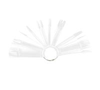 Ipetboom Nail Polish Display Sticks 100pcs Nail Sample Sticks Nail Salon Equipment Visual Nail Art Boards