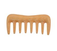 Ipetboom Natural Boxwood Hair Guasha Comb for Scalp Massage and Trigger Wide Tooth Wooden Head for Static Reduction and Hair Styling Compact Portable Massager