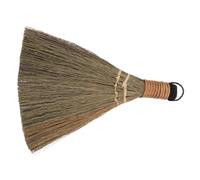 Ipetboom Natural Straw Mini Desktop Broom, Small Handwoven Cleaning Brush for Table, Keyboard, and Countertop Dust Removal, Compact Handmade Straw Sweeper for Home and Office Cleaning