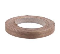 Ipetboom Natural Walnut Wood Edge Banding Tape with Hot Melt Adhesive Realistic Wood Grain Protection Strip for Furniture Cabinets Wardrobe Doors Easy DIY Home Renovation Sealant