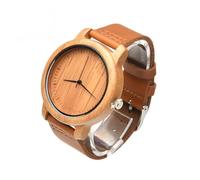 Ipetboom Natural Wooden Watch Men's Casual Bamboo Wristwatch Wood Watchband Analog Digital Watch for Men Random Style