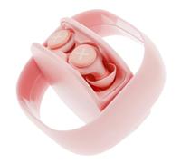 Ipetboom Noise Reduction Earplugs 2pcs with Carrying Case Double-Layer Silicone Sleeping Ear Plugs Sound Insulation for Travel, Snoring, and Studying, Pink