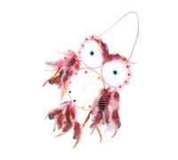 Ipetboom Owl Dream Catcher Wall Hanging Boho Decor for Bedroom Rooms Easy to Install Charming Owl Shaped Design Promotes Peaceful Sleep Stylish Home Decoration