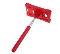 Ipetboom Parking Payment Rod Extender Stick with Windscreen Card Holder for Garage Entry, Multifunctional Parking Permit Holder for Car with Telescopic Red Rod