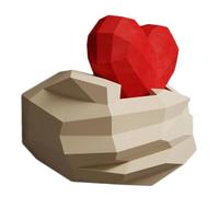 Ipetboom Pearl Finish Paper Model Wall Hanging Pendant DIY Handicraft Folding Supplies for Hand-Practice Development Geometry Origami Fittings for School Projects and Party Decoration