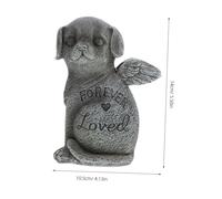 Ipetboom Pet Memorial Dog Figurine Lawn Ornament Outdoor Garden Tribute Marker for Eternal Remembrance and Expressing Love with Detailed Lifelike Craftsmanship