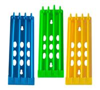 Ipetboom Pigeon Foot Ring Holder Rack Can be Hung on Wall 3pcs for Bird Foot Rings Stable Plastic Structure for Poultry Management and Breeding