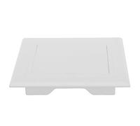 Ipetboom Plastic Access Panel Inspection Door Cover 100x100mm Hinged Service Hatch for Drywall Wall and Ceiling Plumbing Inspection White Indoor Use