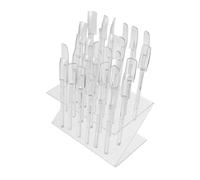 Ipetboom Plastic Nail Polish Display Stand Wall Mount Nail Sample Holder for Organizing Colors Charm and Stylish Organizer for Salons and Artists