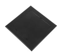 Ipetboom Plastic Plumbing Access Panel Cover 200X200Mm Black Wall Pipe Inspection Door for Drywall Bathroom Ceiling Maintenance