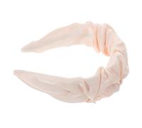 Ipetboom Pleated Design Wide Headband for Women Soft Fabric Face Wash and Makeup Headband Versatile Hair Accessory for Spa Yoga and Daily Use Simple Solid Color Style