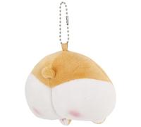 Ipetboom Plush Corgi Butt Keychain Soft Puppy Key Ring Bag Pendant Cute Animal Backpack Charm for Women