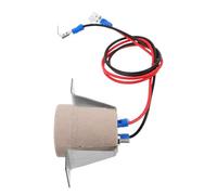 Ipetboom Popcorn Machine with Wire Harness Heat Resistant Sturdy Plastic and Metal Light Socket Replacement Lamp Bulb Holder for Quick and Easy Installation, Suitable for Home and Event