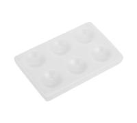 Ipetboom Porcelain Reaction Plate Laboratory Experiment Board Multi Functional Spotting Tile for Chemistry Testing and Colorimetric Analysis with Smooth Surface and Construction