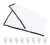 Ipetboom Portable 100-Inch Polyester Projector Screen, Universal Indoor Outdoor Movie Projection Screen for Home Theater and Presentations