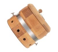 Ipetboom Portable Bamboo Moxibustion Box Efficient Heat Control Moxa Holder for Home Travel Durable Wood Design Lightweight Compact Moxa Accessory for Traditional Relaxation and Therapy