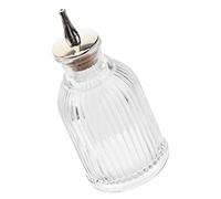 Ipetboom Portable Bitters Bottle Glass Cocktail Dispenser with Cork Stopper for Absinthe Bitter Essence and Viscous Cocktails for Home Bars and Bartenders