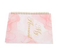 Ipetboom Portable Check Register Book for Bank Accounts Lightweight Check Management Receipt Book Accounting Ledger for Budget Tracking Financial Record Keeper for Self-employed and