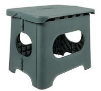 Ipetboom Portable Folding Taboret and Safe Pp Material Small Foldable Stool with Strong Load-bearing Ability Compact Design round Chamfers in Green for Home and Bathroom Use