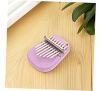 Ipetboom Portable Kalimba Thumb Piano with Unique Purple Beginner-friendly Mini Finger Piano for Music Creation Travel-ready Musical Instrument for Adults