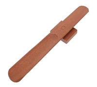 Ipetboom Portable Magnetic Mini Shoehorn Solid Beech Wood Shoe Horn Walnut Color Compact Shoe Lifter for Travel and Home Use for Women and Men