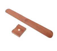 Ipetboom Portable Mini Beech Wood Shoe Horn with Magnetic Base, Small Travel Shoe Put on Helper for Seniors and Pregnant Women, Compact Walnut Color Household Shoehorn